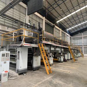 Corrugated board production line