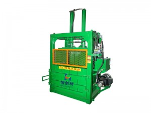 Waste paper baling press machine