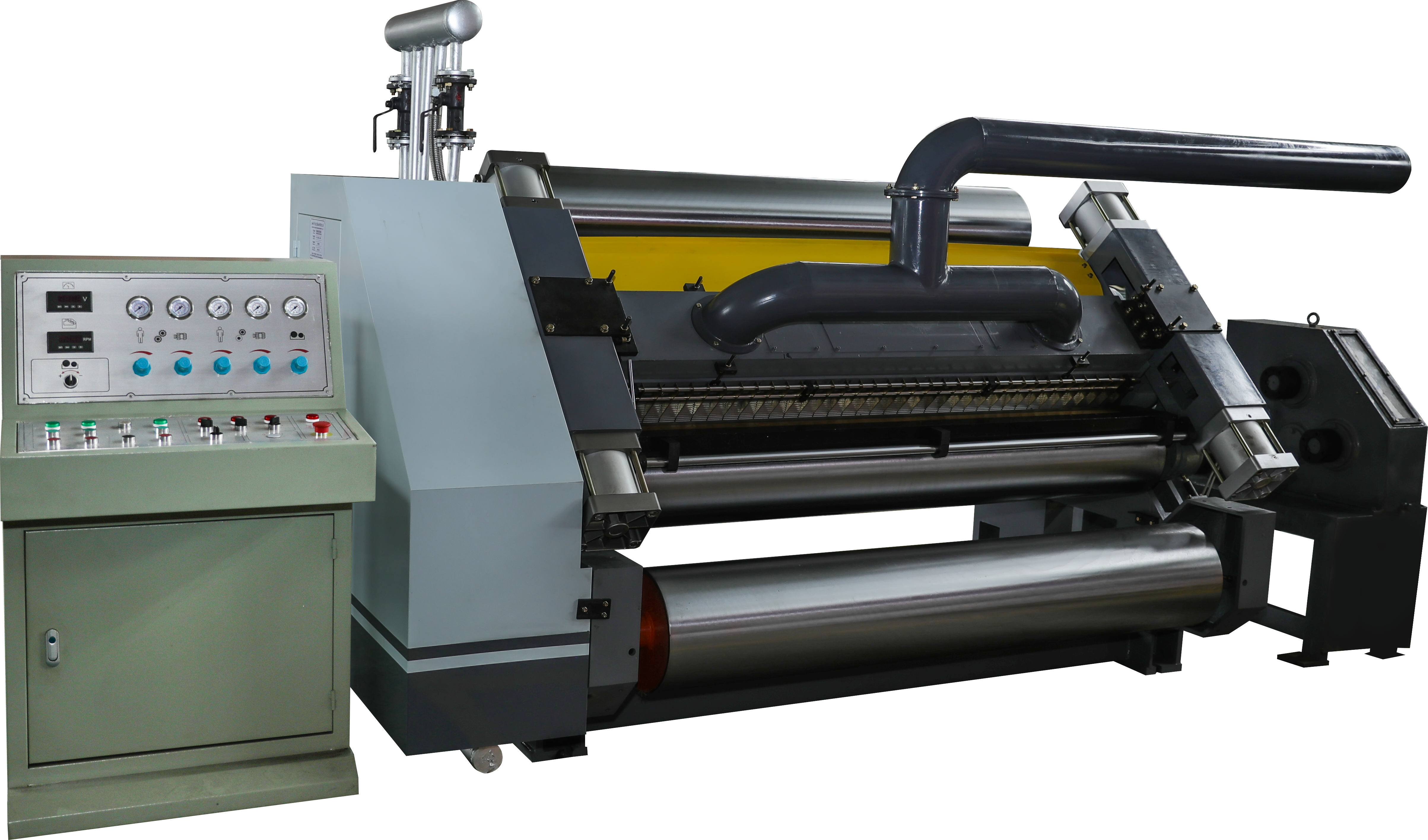 Improve efficiency and quality :280s corrugated board production line single-sided machine