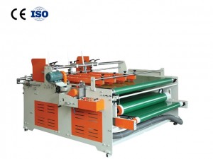 Double head press type box pasting machine