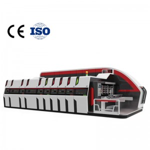 OEM/ODM Factory 4 Color Printing Slotter Die Cutting Machine -
 Automatic pizza box printing machine corrugated cardboard flexible printing groove die-cutting equipment China 2021 new – HengC...