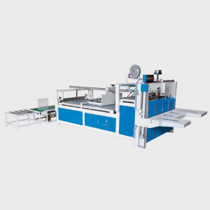 Semi automatic box gluing machine