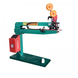 High Quality manual double servo type carton box stitching machine pizza box stapling stitcher machine